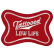 Hot Leathers Tattooed Low Life 3 X 2 Embroidered Patch PPW1259