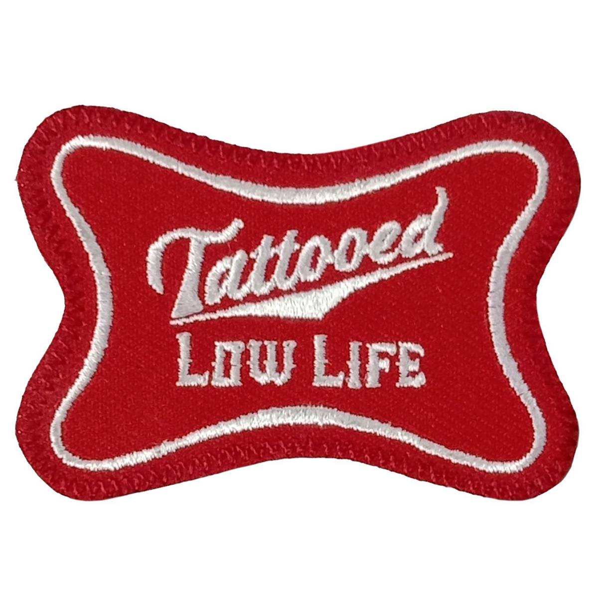 Hot Leathers Tattooed Low Life 3 X 2 Embroidered Patch PPW1259