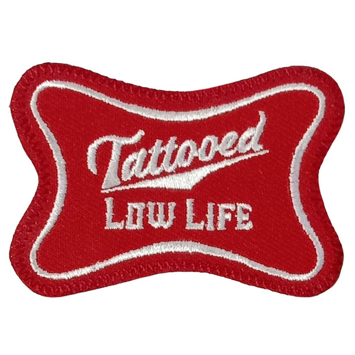 Hot Leathers Tattooed Low Life 3 X 2 Embroidered Patch PPW1259