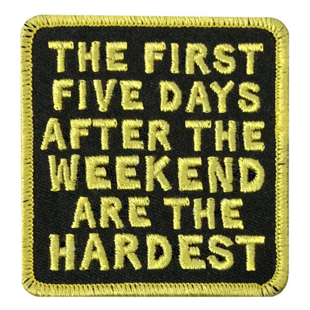 Hot Leathers The First 2.5 X 2.67 Embroidered Patch PPW1260
