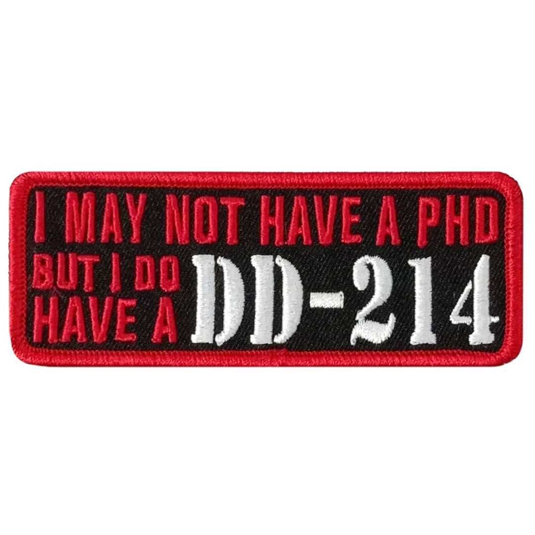 Hot Leathers Dd214 4 X 1.5" Embroidered Patch PPW1271