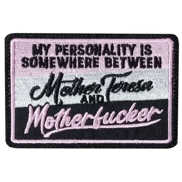 Hot Leathers Personality 3.5 X 2.3 Embroidered Patch PPW1291