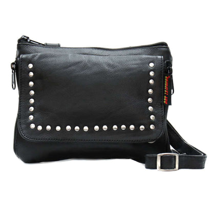 Hot Leathers Studded Leather Concealed Carry Purse PUA1173