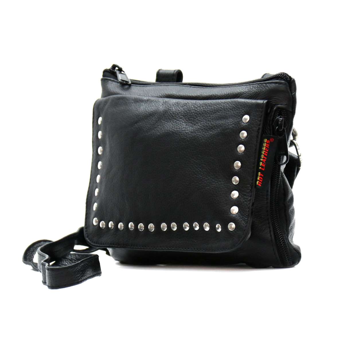 Hot Leathers Studded Leather Concealed Carry Purse PUA1173