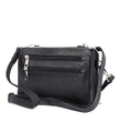 Hot Leathers PUA1175 Black Leather Small Concealment Crossbody Purse