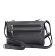Hot Leathers PUA1175 Black Leather Small Concealment Crossbody Purse