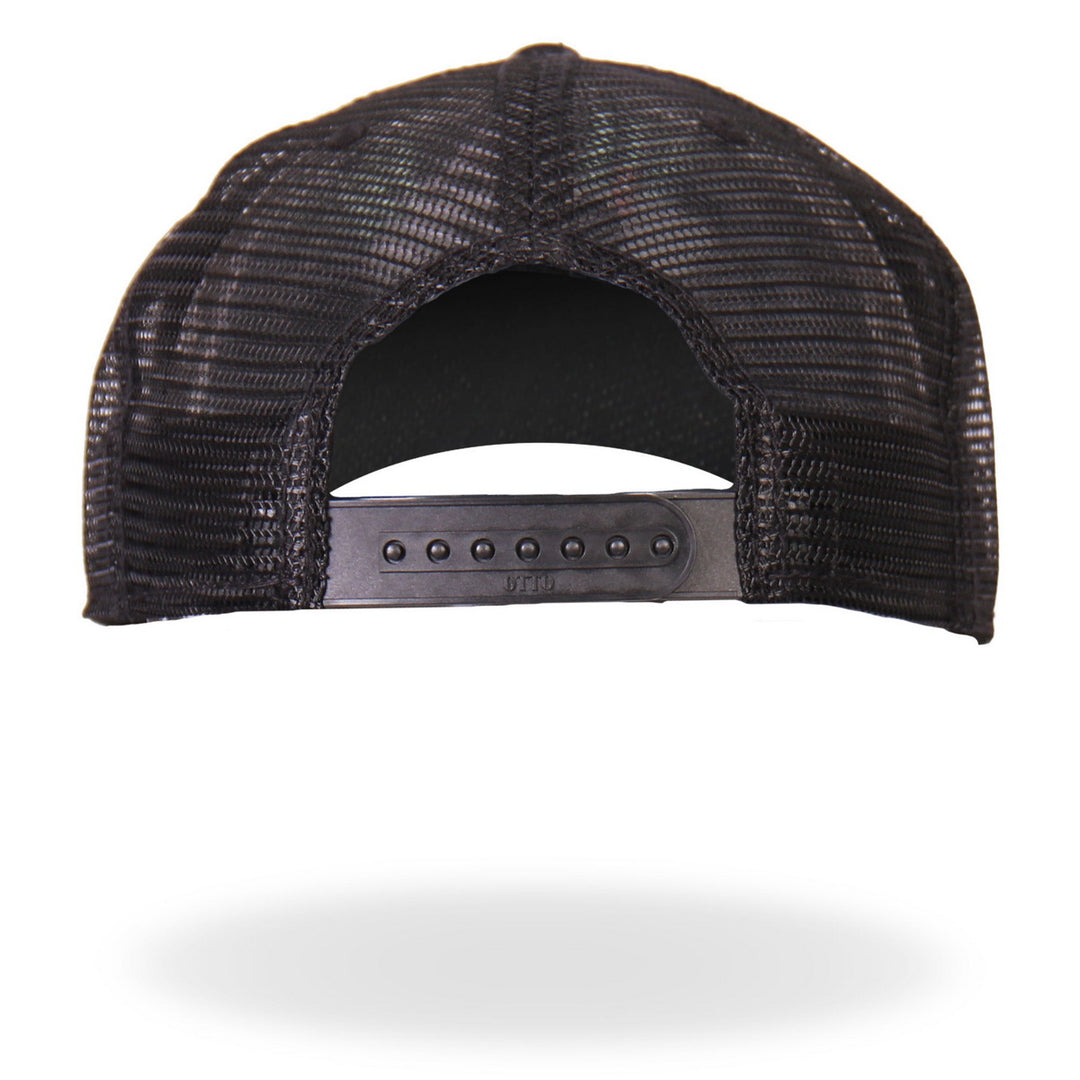 Hot Leathers PWA1006 Official Providence Cycle Worx Gray Patch Snapback Trucker Hat