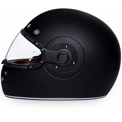 Close Out Clearance Daytona Helmets R1-B ‘Retro’ Dull Black with Dull Black Accents Full Face Helmet