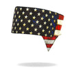 Hot Leathers Road Wrap Vintage Flag RWA1012