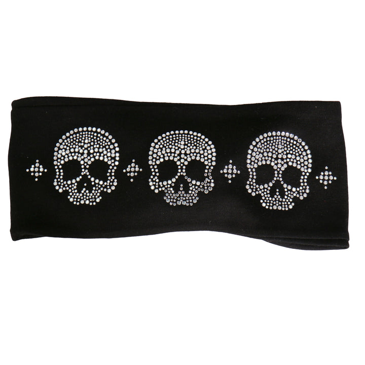 Hot Leathers RWC1002 Original Skulls Bling Headwrap
