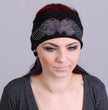 Hot Leathers RWC1003 Original Heart with Wings Bling Headwrap
