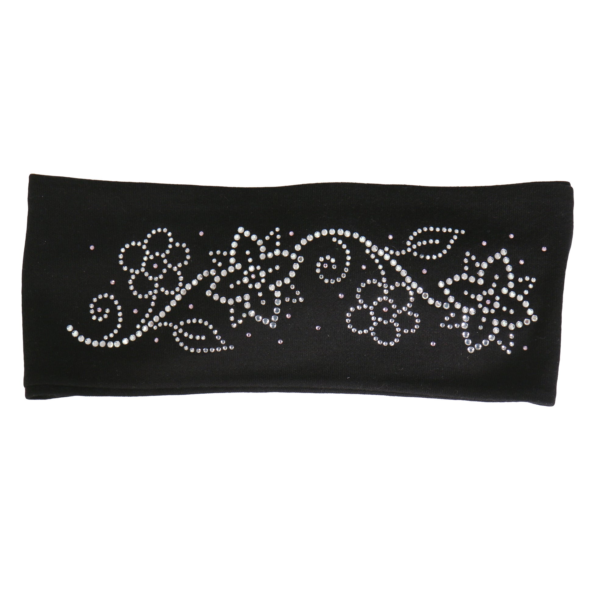 Hot Leathers RWC1005 Original Flowers Bling Headwrap