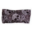 Hot Leathers Black Paisley Skull EZ Band RWD1005