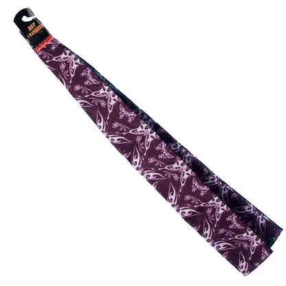 Hot Leathers SCF1003 Purple Tribal Butterflies Scarve