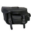 Hot Leathers SDA1005 Extra Large Saddlebags with Concealed Carry Pocket and Reflective Piping 20X11X7