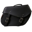Hot Leathers SDB1006 Large Wide 2-Buckle PVC Saddlebags 15X12X7