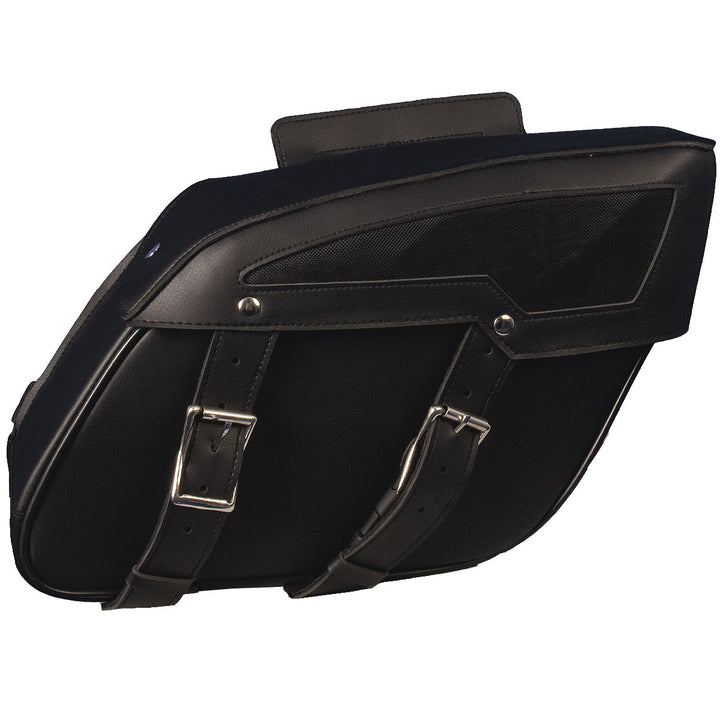 Hot Leathers SDC1004 Medium PVC Saddlebags 13X10X5