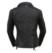 Milwaukee Leather Black Vintage Motorcycle Inspired Vegan Tan Fashion Leather Jacket for Women SFL2812