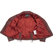 Milwaukee Leather Red Vintage Motorcycle Inspired Vegan Tan Fashion Leather Jacket for Women SFL2812