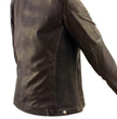 Milwaukee Leather Vintage SFL2813 Women's Brown Leather Moto Style Fashion Jacket