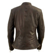 Milwaukee Leather Vintage SFL2813 Women's Brown Leather Moto Style Fashion Jacket