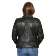 Milwaukee Leather SFL2820 Women's Quilted Black Lambskin Motorcycle Style Fashion Casual Leather Jacket