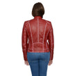 Milwaukee Leather SFL2830 Women's Red Scuba Style Sheepskin Fashion Leather Jacket