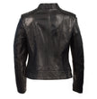 Milwaukee Leather Women's Zip Front Stand Up Collar Black Leather Jacket SFL2860