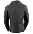 Milwaukee Leather SFL2870 Women's ‘Duchess’ Black Motorcycle Style Fashion Casual Leather Jacket