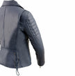 Milwaukee Leather Women's Duchess Blue Motorcycle Style Fashion Casual Leather Jacket SFL2870