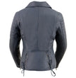 Milwaukee Leather Women's Duchess Blue Motorcycle Style Fashion Casual Leather Jacket SFL2870