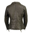 Milwaukee Leather Women's Duchess Olive Motorcycle Style Fashion Casual Leather Jacket SFL2870