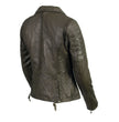 Milwaukee Leather Women's Duchess Olive Motorcycle Style Fashion Casual Leather Jacket SFL2870