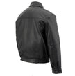 Milwaukee Leather Men's Classic Black Bomber Leather Jacket SFM1519