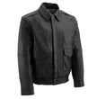 Milwaukee Leather Men's Classic Black Bomber Leather Jacket SFM1519