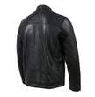 Milwaukee Leather Vintage SFM1803 Men's Black Leather Moto Style Fashion Jacket