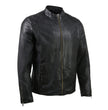 Milwaukee Leather Vintage SFM1803 Men's Black Leather Moto Style Fashion Jacket