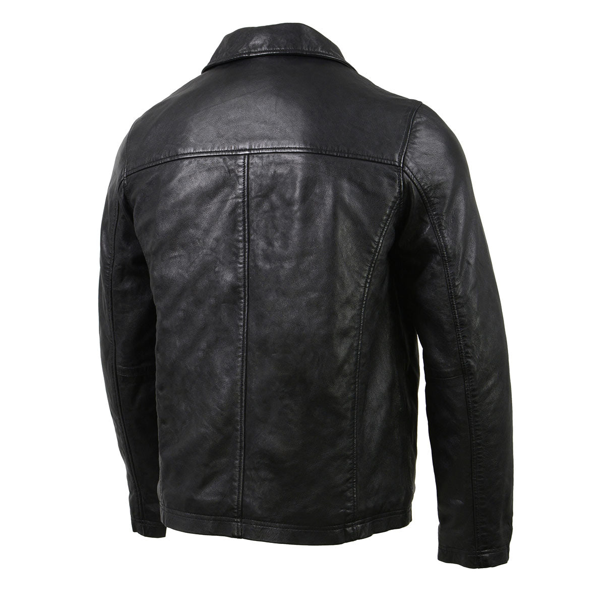  ブラック ジャケット M Milwaukee Leather Vintage SFM1804 Men's Classic Black Zipper Front