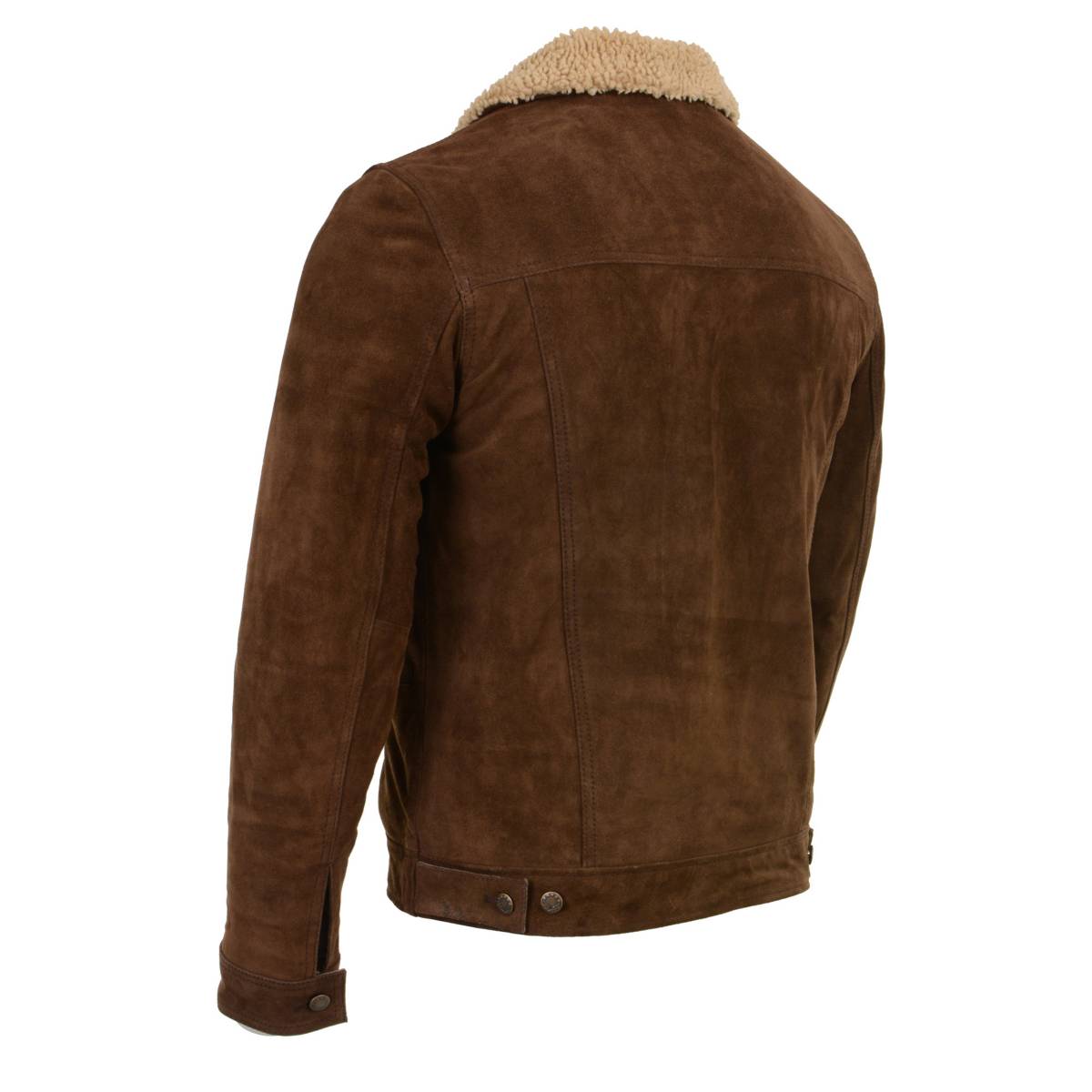 Milwaukee Leather Vintage SFM1817 Men's Brown Suede Leather
