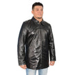 Milwaukee Leather SFM1820 Men's Classic 'JD' Black Lambskin Leather Jacket with Zipper Closure