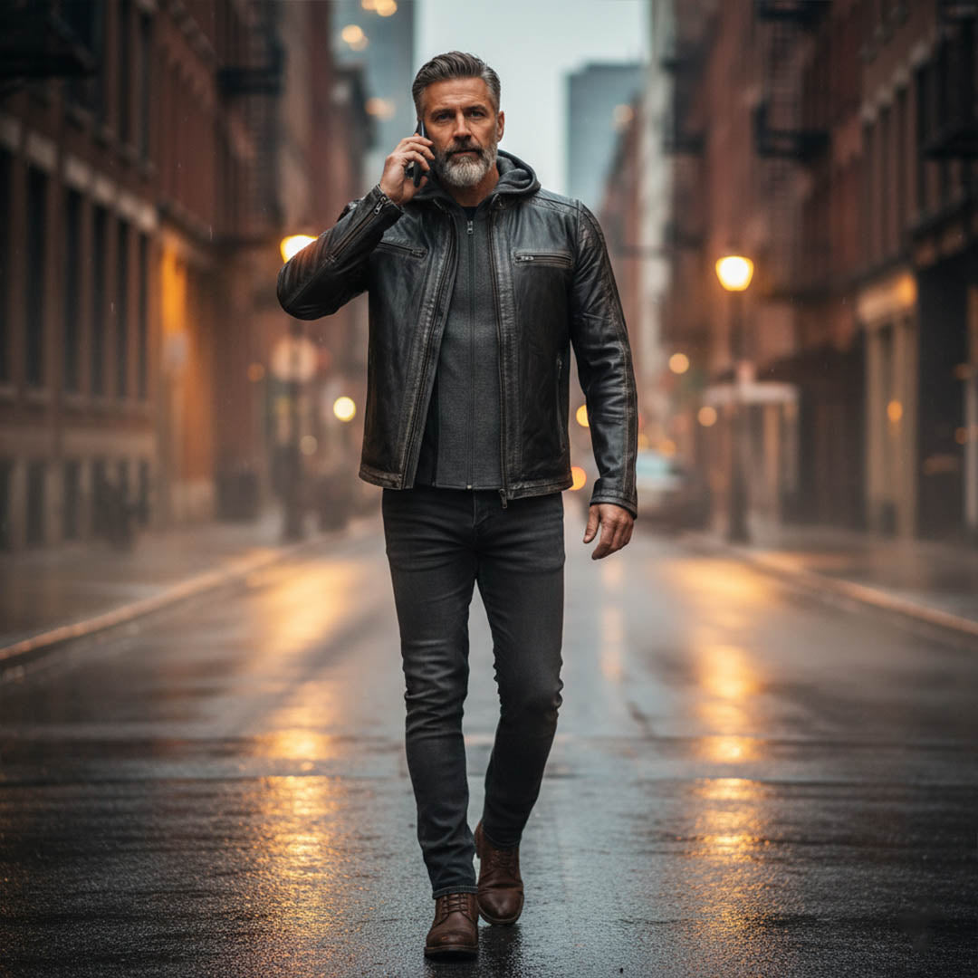 Milwaukee Leather SFM1846 Men's Black Fashion Casual Leather