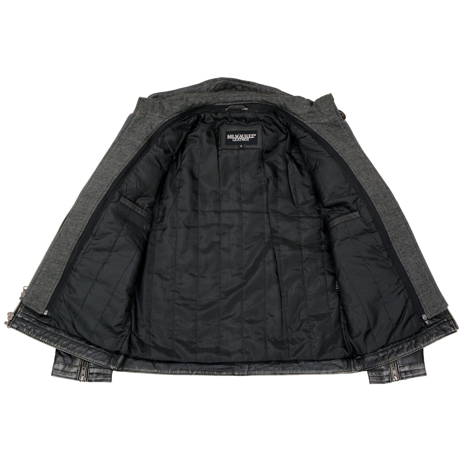 Milwaukee Leather SFM1846 Men's Black Fashion Casual Leather