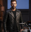 Milwaukee Leather SFM1885 Men's Black Leather Fashion Jacket with Piping Design