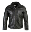 Boston Harbour 2.0 Men's Black New Zealand Lamb Leather Fashion Car Coat Jacket SFM1898