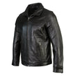 Boston Harbour 2.0 Men's Black New Zealand Lamb Leather Fashion Car Coat Jacket SFM1898