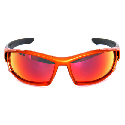 Hot Leathers SGD1075 Igniter Orange Mirror Sunglasses