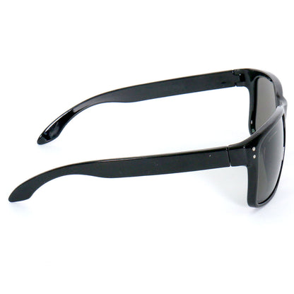 Hot Leathers SGD1076 Rumble Black Smoke Lense Sunglasses