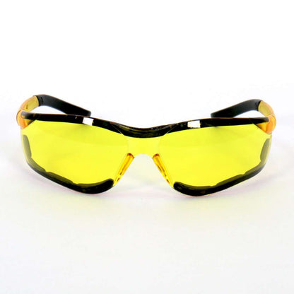 Hot Leathers Safety Wings Sunglasses with Yellow Lenses SGF1067