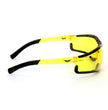 Hot Leathers Safety Wings Sunglasses with Yellow Lenses SGF1067