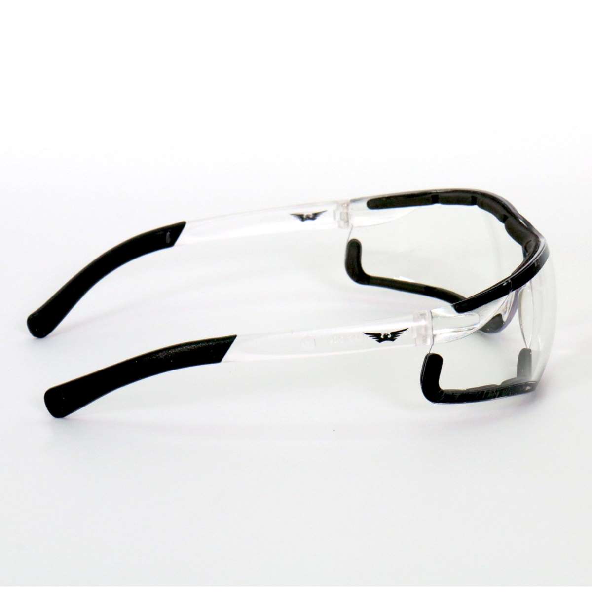 Hot Leathers Safety Wings Glasses with Clear Lenses SGF1068